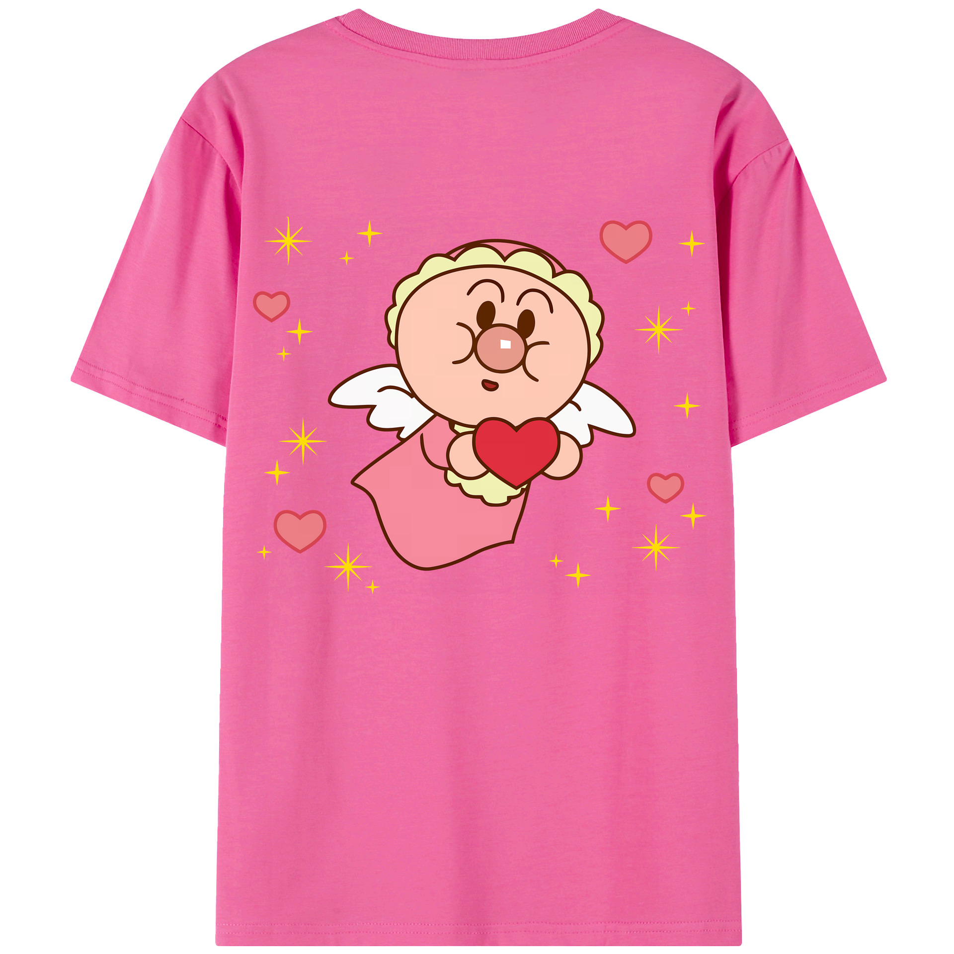（画像用） アンパンマン Anpanman レディース半袖Tシャツ(バックプリント)